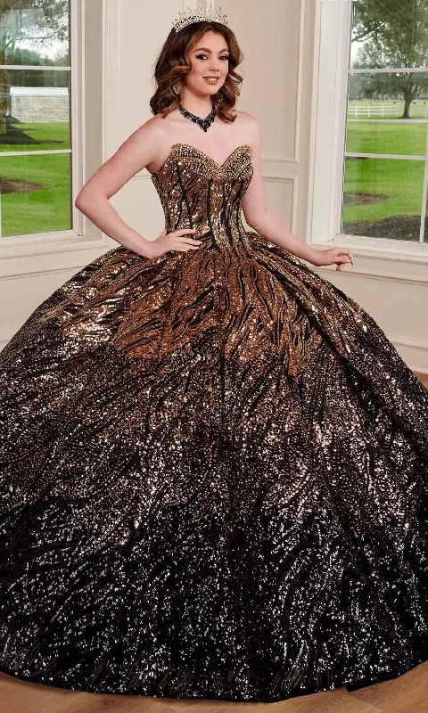 Don't Miss Out Rachel Allan RQ3121 - Sequin Tulle Quinceanera Ballgown