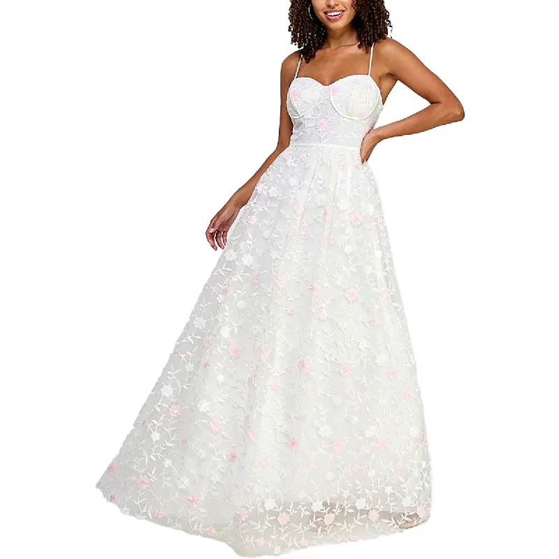 Classic Women's Fashion City Studio Womens Juniors Embellished Midi Midi Dress