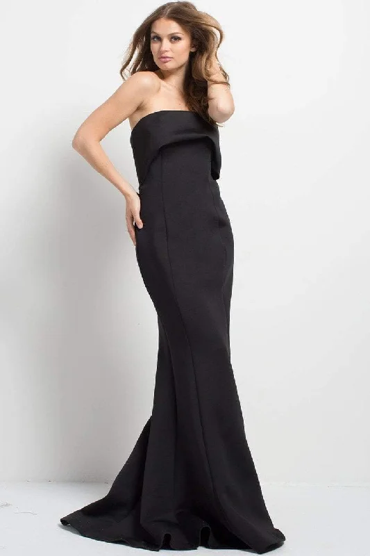 Seasonal Clearance Jovani Elegant Strapless Scuba Mermaid Gown 48476SC - 1 Pc Navy in Size 2 Available Seasonal Clearance Jovani Elegant Strapless Scuba Mermaid Gown 48476SC - 1 Pc Navy in Size 2 Available