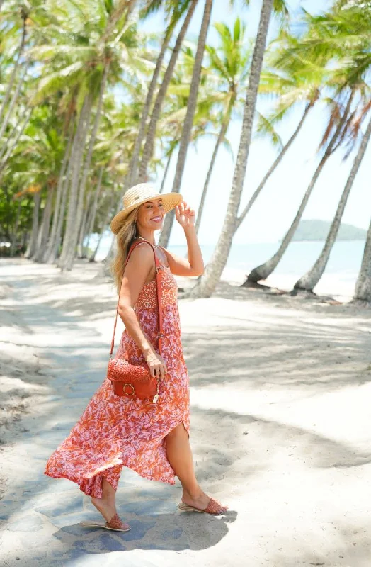 Buy More, Save More Orange Jungle Margarita Dress