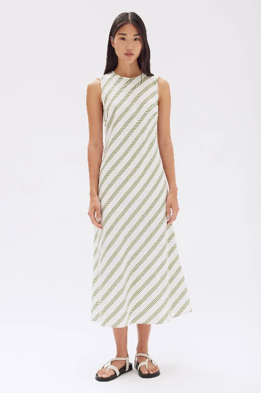 Seasonal Sale Isola Stripe Midi Dress