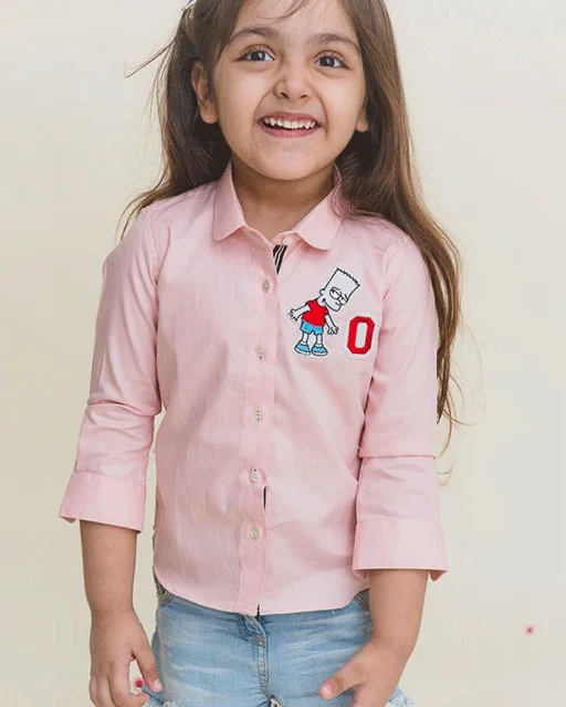 Best Sellers Baby Pink Shirt for Girls