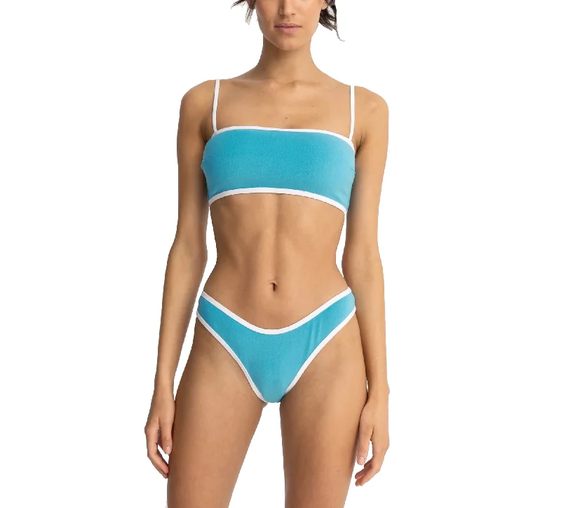 Sale Clearance Rhythm Terry Bandeau Bikini Top