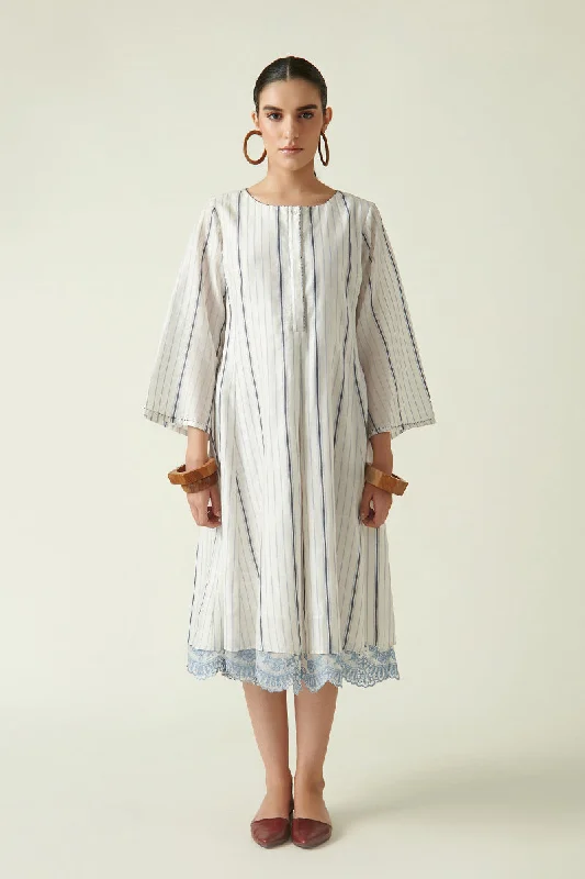 Women's Clothing for Every Occasion Winter Box Pleat Dress with Slip (2Pcs)