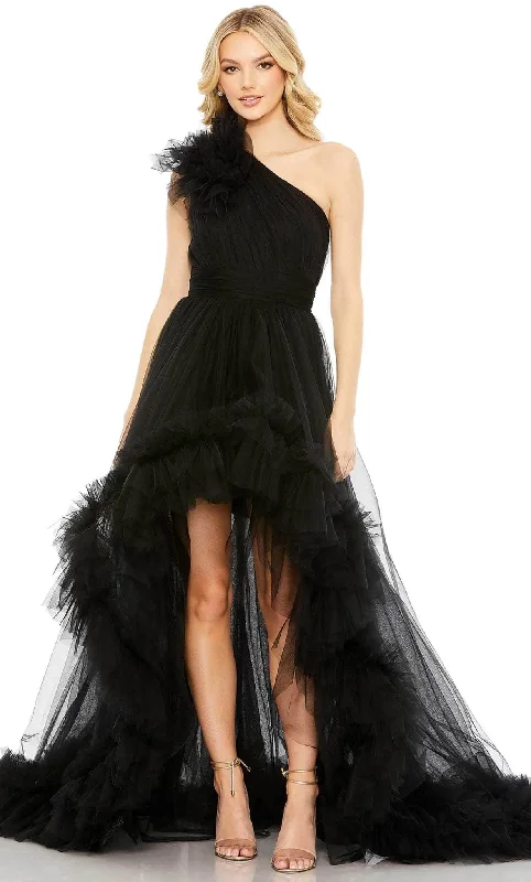 Relaxed Fashion Mac Duggal 20412 - One Shoulder Ruffled Detail Gown