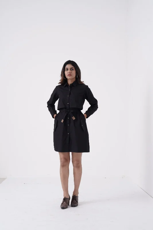 Ends Soon Hotshot - Jacket Dress - Black