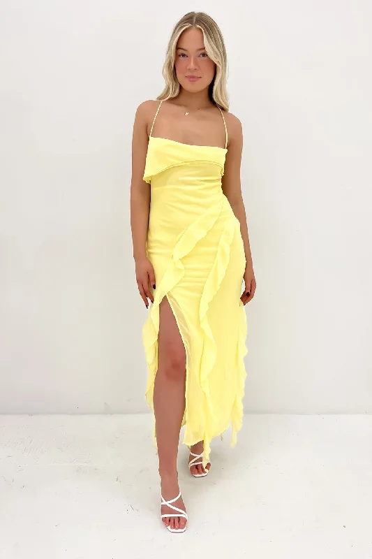 Holiday Attire Sale Loz Maxi Dress Yellow