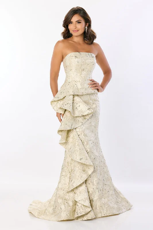 Trendy Urban Attire Montage by Mon Cheri M2225 - Strapless Fitted Bodice Gown