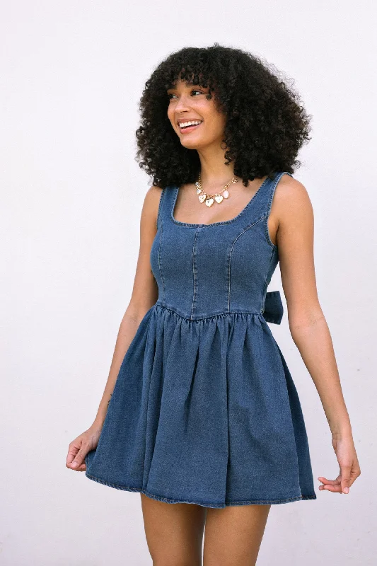 Exclusive Discount Marissa Denim Mini Dress