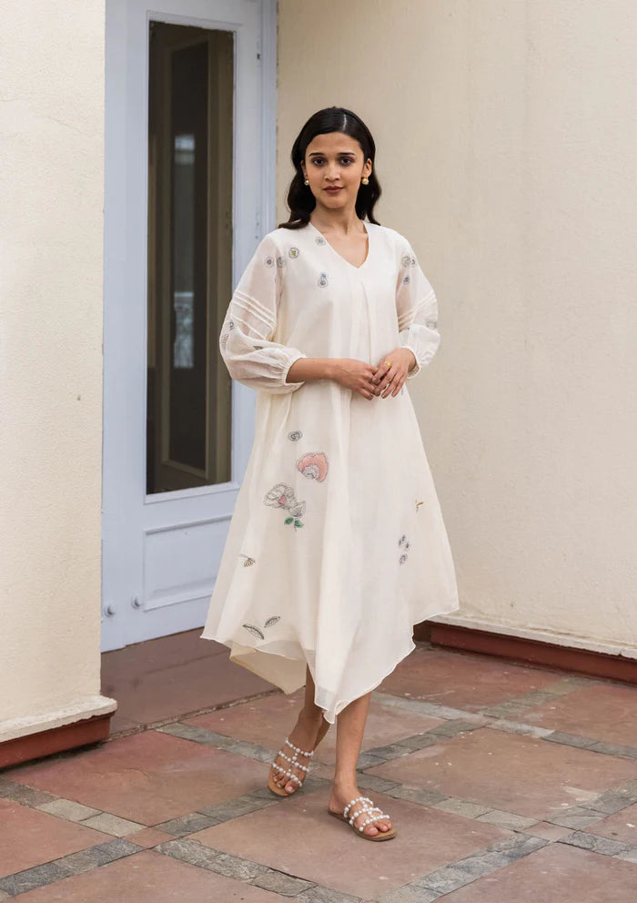 Limited Time Offer PEARL APPLIQUE DRESS