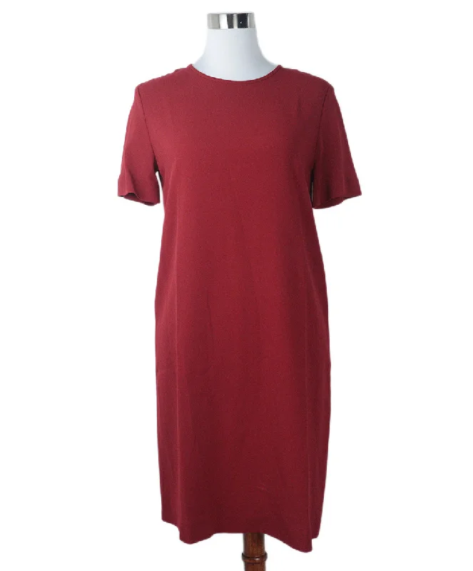 Luxe Women's Apparel Max Mara Burgundy Dress sz 10