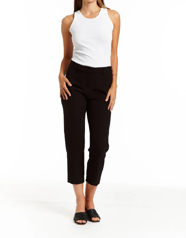 Preppy Style Rachelle Pant In Black