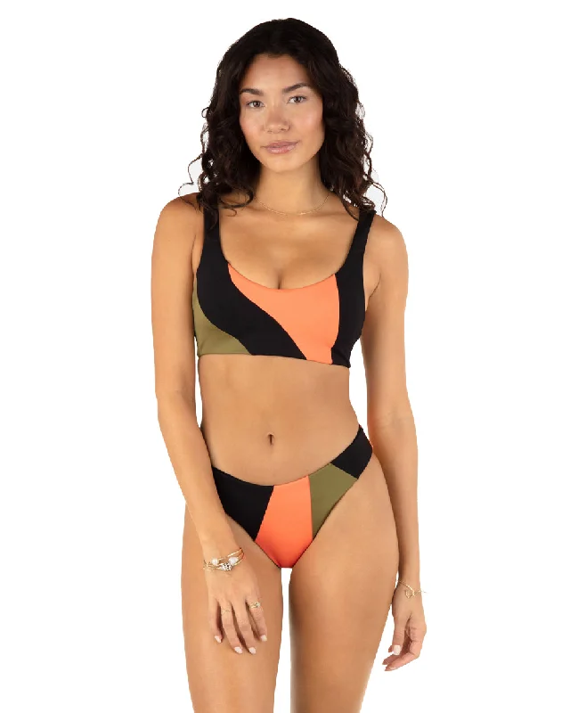 Women Wear Online Hurley Color Blocked Max Top