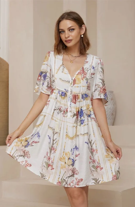 The Perfect Time To Shop And Save Vintage Wildflower Baby Doll Dress