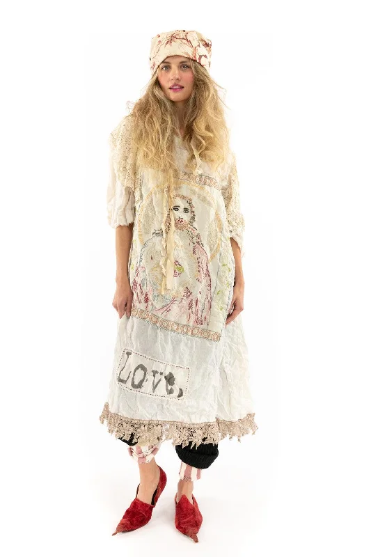 Casual Fashion Embroidered Junipero Jesus Dress