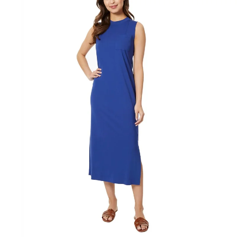 Modern Women’s Apparel Jones New York Womens Side Split Midi Midi Dress