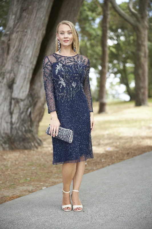 Women's Outerwear Garments Layla Jones / Jesse Harper JH0340 - L/S Beaded Dress Exclusive