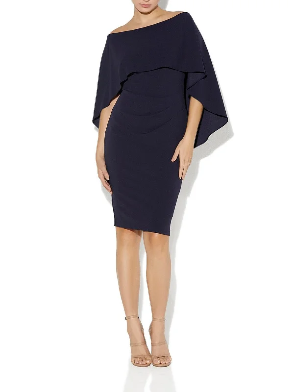 Stylish And Comfortable Clothing For Women Aerin Navy Crepe Dress