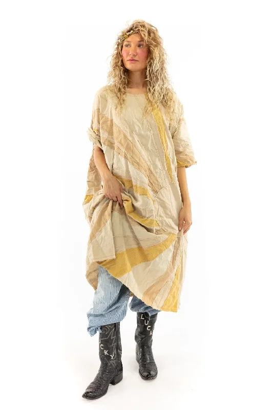 Women's Clothing For Outdoor Events Follow The Sun Artist Smock Dress