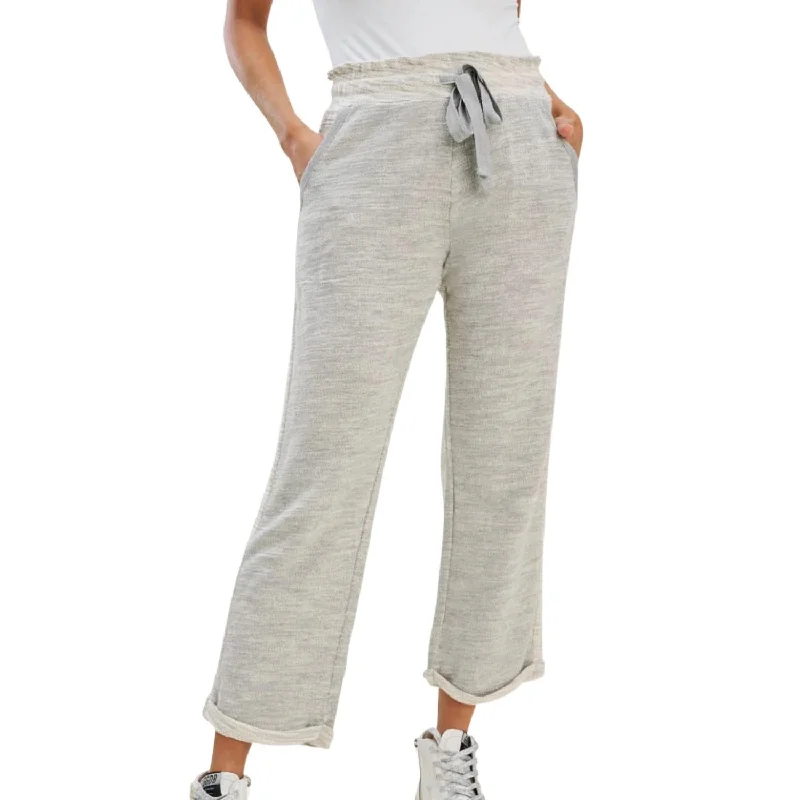 Women's Clothes Online Shopping Dolan Heathered Pant In Mid Heather Grey