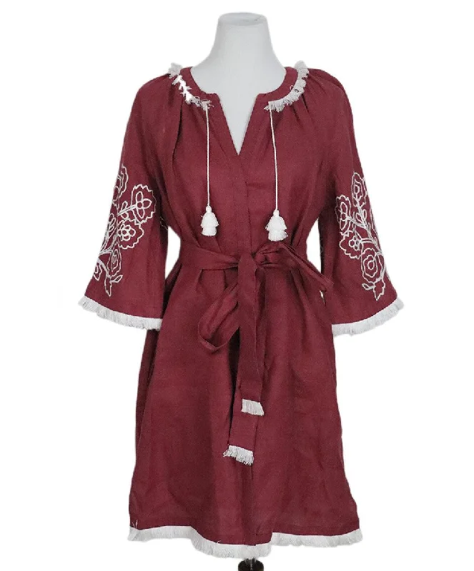 Summer Deals March 11 Red Linen Dress sz 2