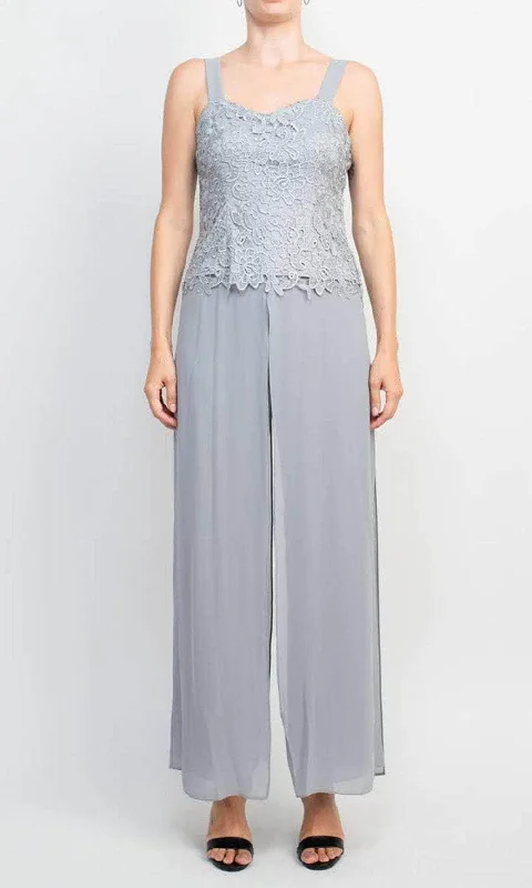 Online Boutiques Affordable Marina 267445 - Sweetheart Lace Sleeveless Jumpsuit