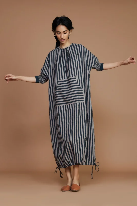 Style Upgrade DS Grey Striped Dress