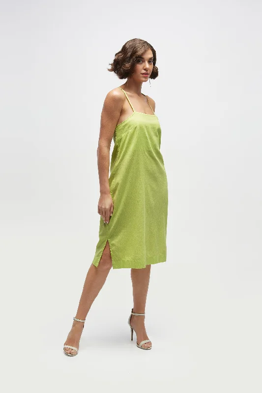 Women's Athleisure Apparel SLIP DRESS - SUN STRAPS