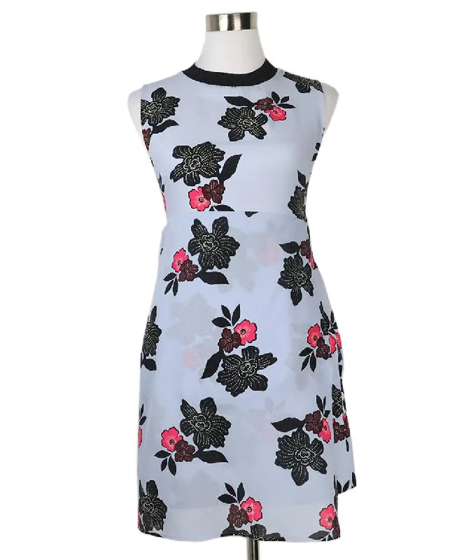 Sale On Sale A.L.C. Blue Floral Print Dress sz 0