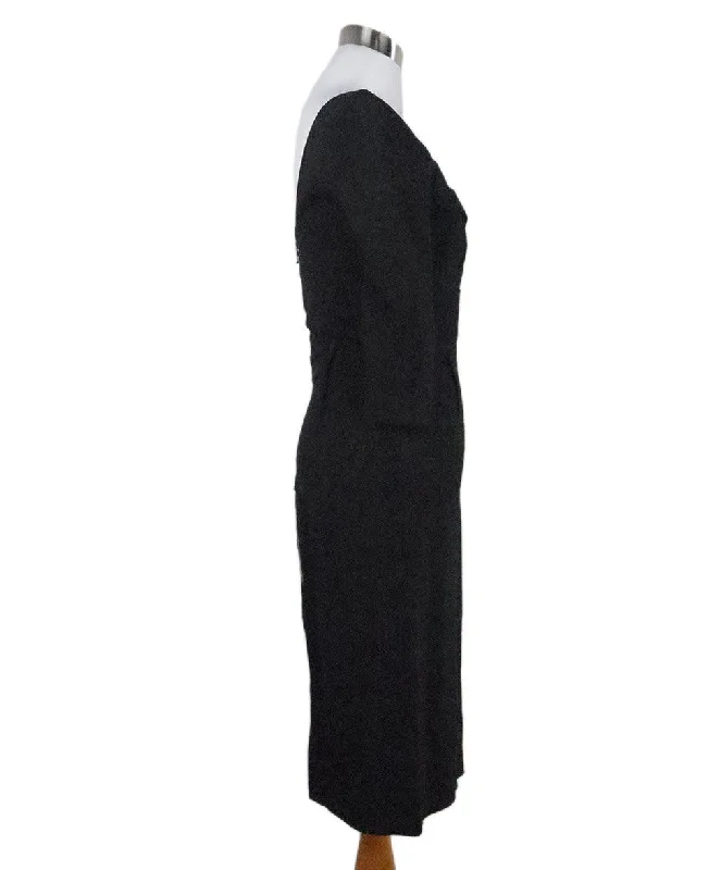 Hot Deals Roland Mouret Black & Navy Dress sz 4