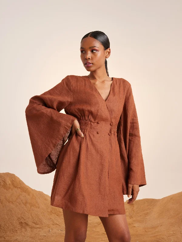 Stylish Savings "Bell Sleeves Dress  "
