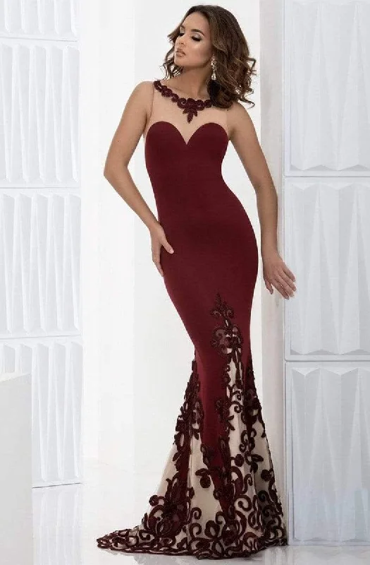 Additional Time-Limited Offers Jasz Couture - Sleeveless Embroidered Long Gown 5613 Additional Time-Limited Offers Jasz Couture - Sleeveless Embroidered Long Gown 5613