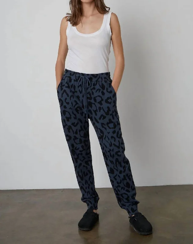 Luxury Fashion Gwen Printed Jogger In Shadow