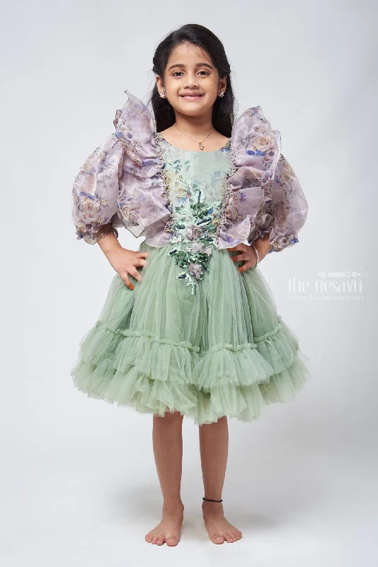 Chic Wardrobe Stylish Girls Party Dress Modern Design with Traditional Elegance
