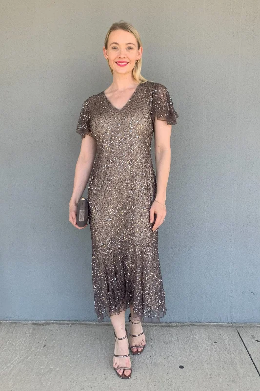 Hot Styles Jesse Harper - JH0570 Gold Glitter Dress