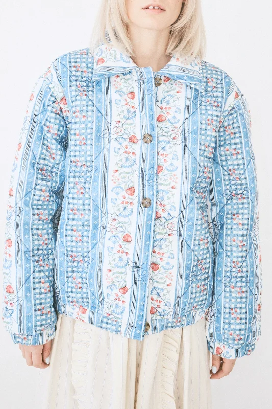 Vibrant Femme Fashion Claudia Jacket - Wallpaper Floral