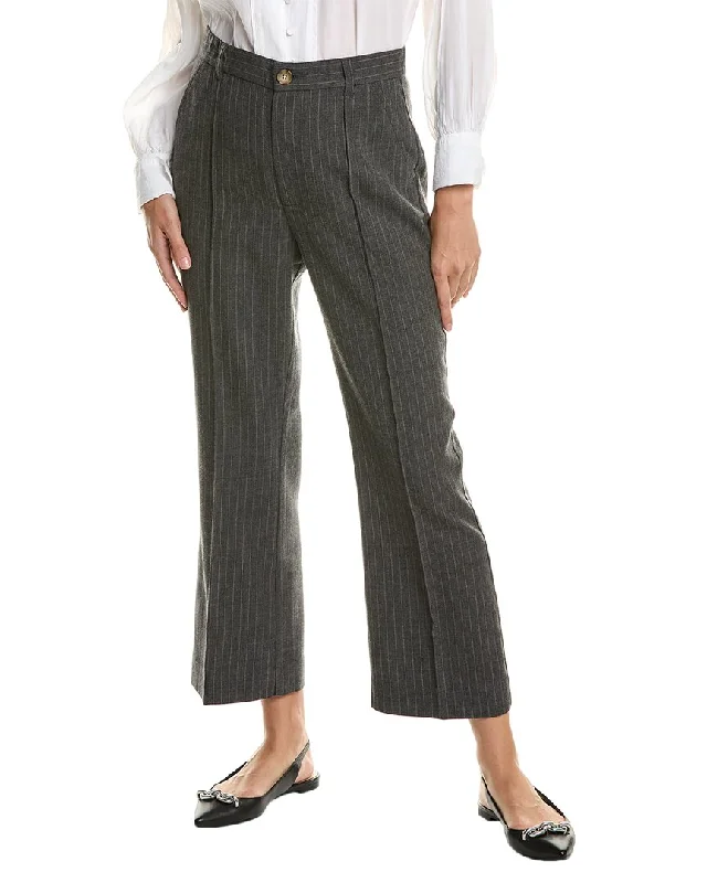 High End Women's Wear THE GREAT The Bell Wool-Blend Trouser