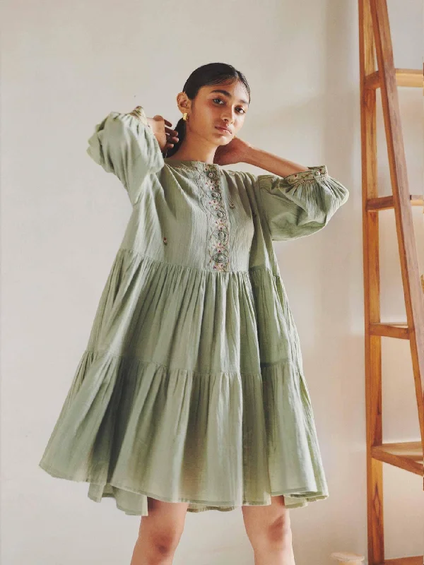 Women's Comfortable Lounge Outfit TIERED DRESS
