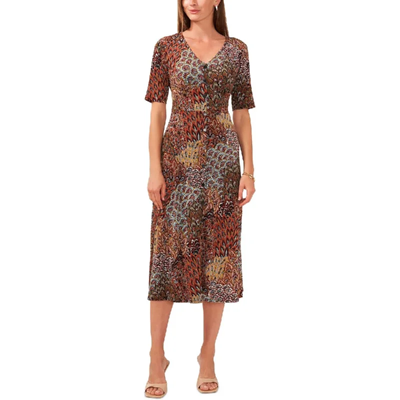 Elegant Women’s Fashion MSK Womens  Midi Dress