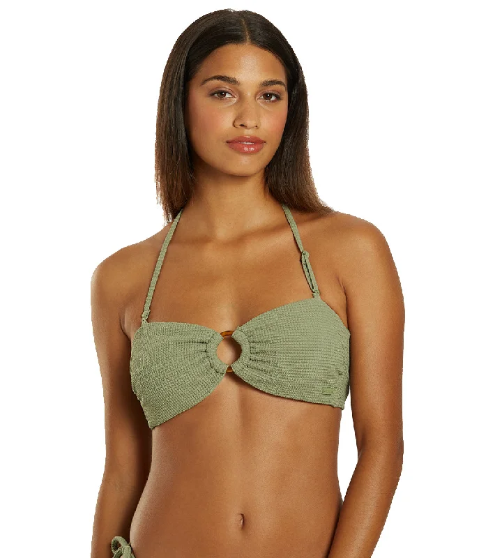 Online Boutiques Clothing Roxy Essaouira Bandeau Bikini Top