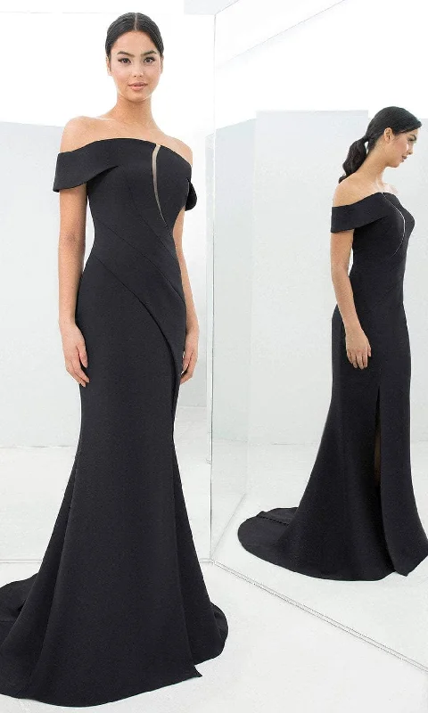 Modern Women’s Apparel Alexander by Daymor 1373 - Straight Across Pleated Evening Gown Modern Women’s Apparel Alexander by Daymor 1373 - Straight Across Pleated Evening Gown