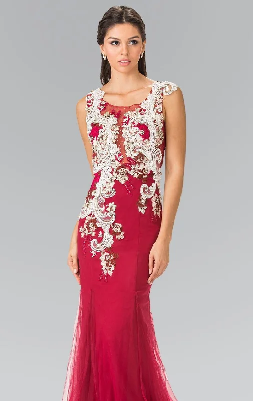 Hot Brand Discounts Elizabeth K - GL2318 Beaded Trumpet Gown