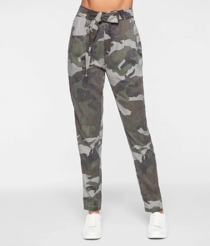 Sales For Clothes Sash Belt Pant In Camo