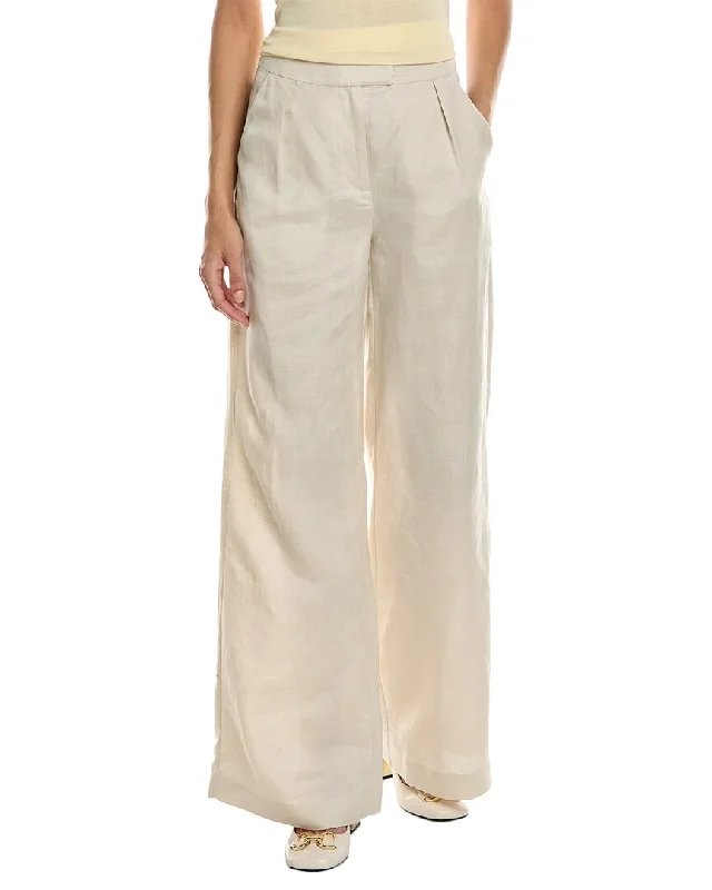 Vibrant Styles Nicholas Carly Linen-Blend Pant