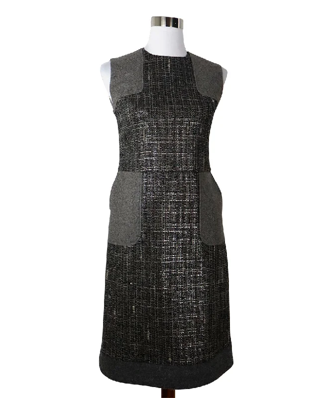 Casual Fashion Red Valentino Grey Wool Dress sz 4