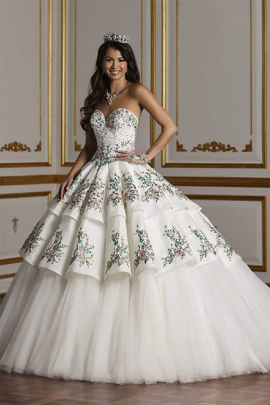 Trendsetter's Closet Quinceañera Collection - 26931SC Strapless Layered Ballgown