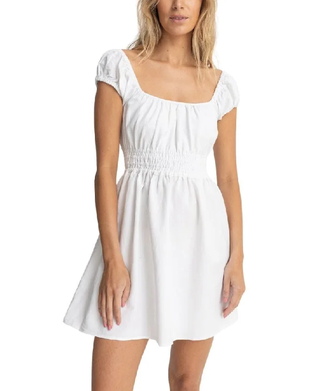 Clothes Of Woman Washed Out Cap Sleeve Mini Dress