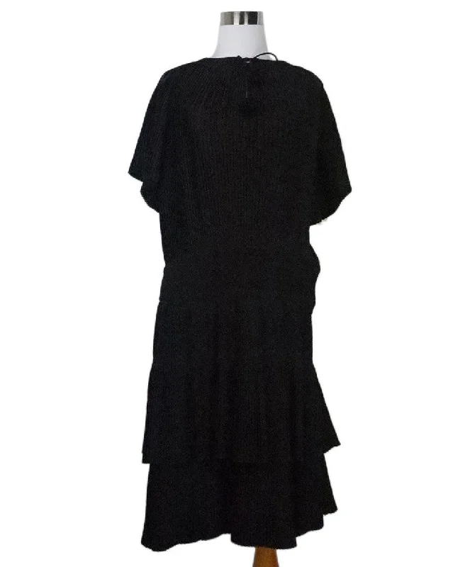 Fashion Women's Clothing Vanessa Bruno Black Pleated Dress sz 4