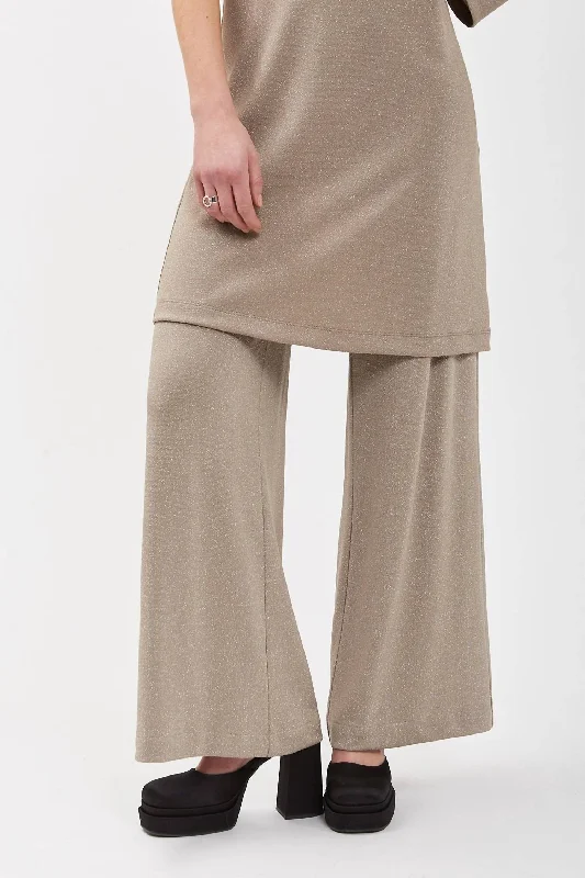 High Street Women’s Fashion for Trendy Shoppers Palazzo Pants In Champagne