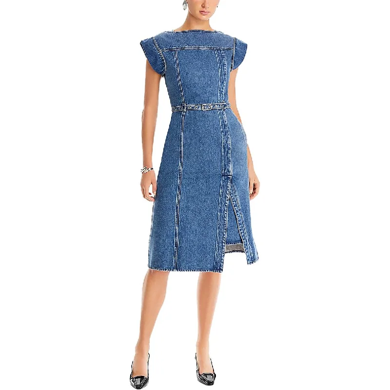 Trendy Outfits For Girls 3.1 Phillip Lim Womens Below Knee Belted Midi Dress